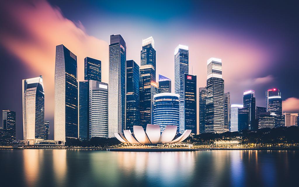 Singapore skyline representing investment opportunities